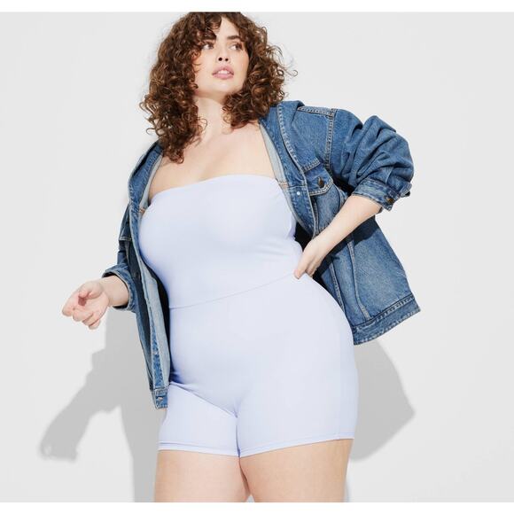 ButterBliss Women's Recycled Polyester Sleeveless Open Neck Bodycon Jumpsuit - Picture 1 of 4